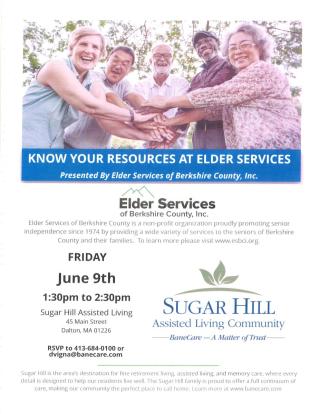 Know Your Resources At Elder Services 